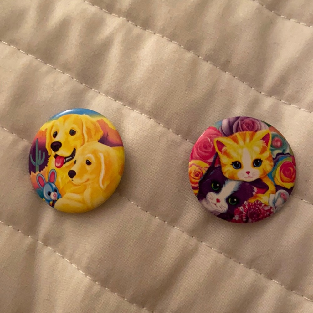 🛑SOLD🛑 LISA FRANK PINS 🐶 PUPPIES 🐱 KITTENS 🌈